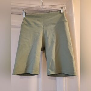 Green Women's Bike Shorts